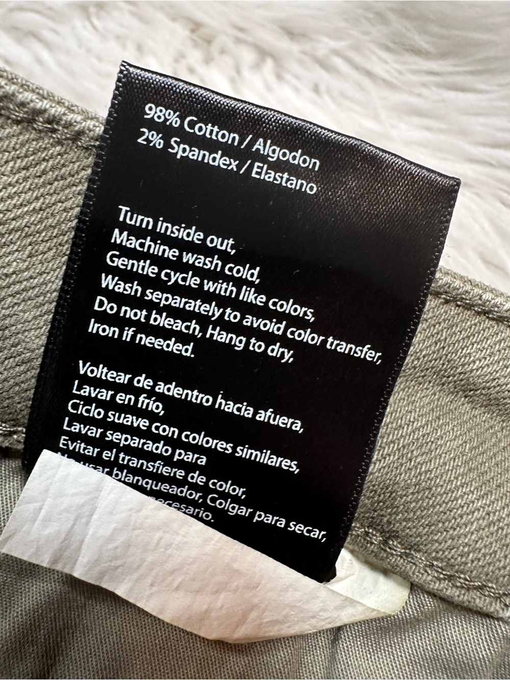 Risen • x Wild Oak Boutique Army Green Distressed Hem Jeans - Picture 11 of 15